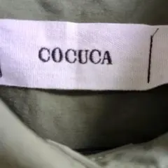 COCUCA オリーブグリーン シャツワンピース