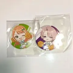 学マス コトブキヤくじ 紫雲清夏 有村麻央 缶バッジ セット