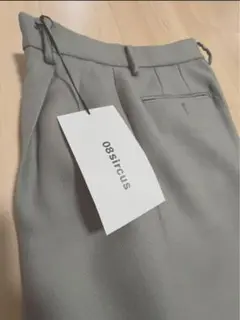 08sircus Twill double face 2tuck pants