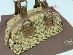 J026 COACH コーチ シグネチャー トートバッグ 10078 袋付き