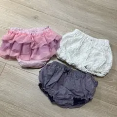 ベビー用パンツ 3点セット 60-70