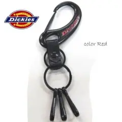 新品 Dickies ディッキーズ カラビナキーホルダー レッド