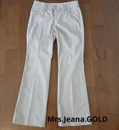 ベージュ チノパン ストレートMrs. Jeana GOLD
