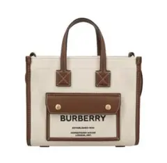 BURBERRY トートバッグ ショルダーバッグ ミニ フレヤトート