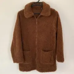 UNIQLO ユニクロキッズ ボアコート ブラウン 150