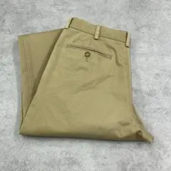 エルエルビーン　チノパン　2タック　センタープレス　古着　ベージュ　W31