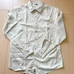 ベージュ Lサイズ 長袖シャツ