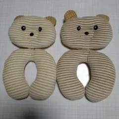 ベビー枕・クッションセット (くま)