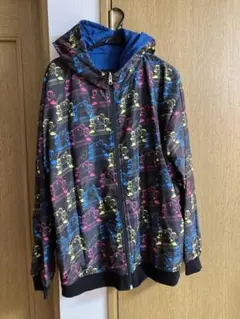 グラニフ　ドラえもん　タイムマシーン　リバーシブルブルゾンパーカー　フード付き