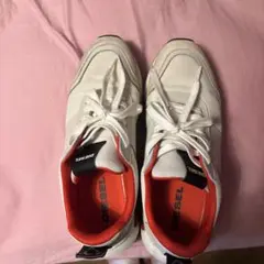 DIESEL ホワイト/オレンジ スニーカー