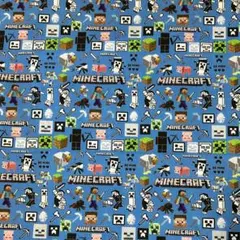 MINECRAFT マインクラフト(24)　生地　綿ポリ　はぎれ　匿名配送