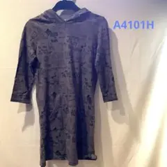 ★UNIQLO★フード付き長袖チュニック A4101H