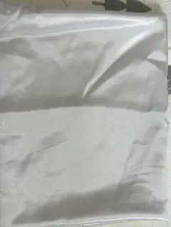 アイボリーサテン生地 無地