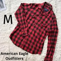 【アメリカンイーグルアウトフィッターズ】チェックシャツ シャツ 長袖 カジュアル