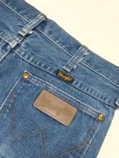 90s USA製 Wrangler 936DEN ロング丈 デニムパンツ