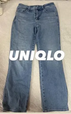 UNIQLO ライトブルーデニム 25 ストレートデニム