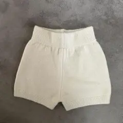 rili store ニットショートパンツ　アイボリー