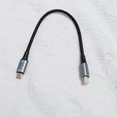 匿名配送✨短い充電ケーブル, 40Gbps USB Type C短いケーブル