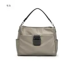 【新品未使用】ナイロントートバッグ 2way モカ