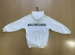 バレンシアガ バックプリントパーカー