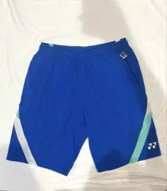 ヨネックス テニス ハーフパンツ 青／ミントグリーン Mサイズ