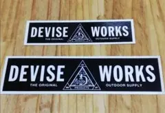 デバイスワークス DEVISE WORKS ステッカー 2枚セット キャンプ