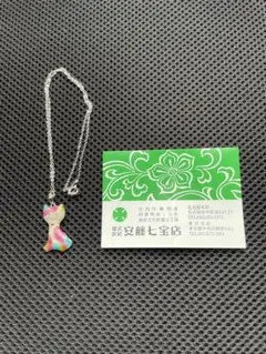 七宝焼☆猫のモチーフネックレス♡