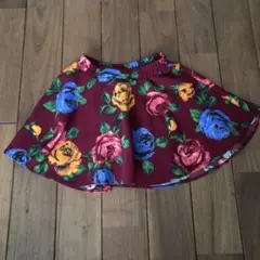 BACK NUMBER バックナンバー アンティークフラワースカート 140cm