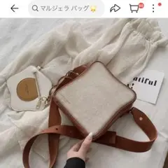 パンと目玉焼きのショルダーバッグ