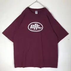 3255　Dr Puffer ドクターペッパー　パロディ　半袖　Tシャツ　赤