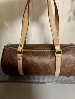 ETRO ハンドバッグ レザー ペイズリー