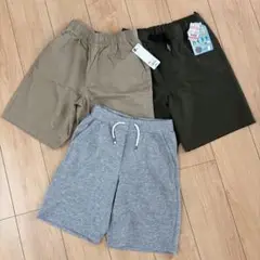 新品　未使用　ハーフパンツ 3色セット 160サイズ