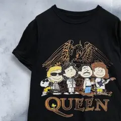 BiVJ バンド Tシャツ 古着 QUEEN クイーン スヌーピー SNOOPY