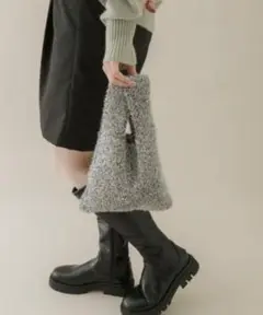 SMELLY ラメニットバッグ