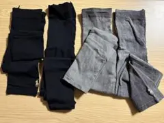 ラルフローレン ストレッチ レギンス スパッツ 4点セット 黒 グレー