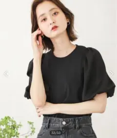 SENSE OF PLACE ボリュームスリーブドッキングTシャツ
