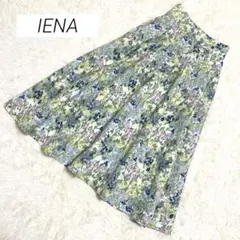 美品♪かすれ花柄フレアスカート XS イエナ IENA