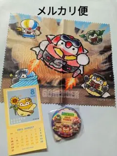 コウペンちゃん✖ゴレンジャー　缶バッジ&マルチクロスセット　ノベルティ付き