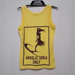 ANGELIC BEACH BUNNYS タンクトップ イエロー
