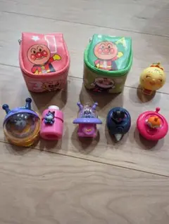 アンパンマン ガチャ、ポーチ、計8個