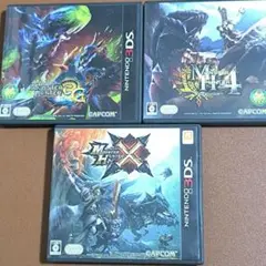 モンスターハンター3G、4、クロス　まとめ売り