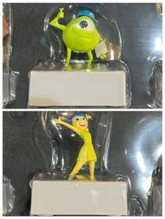 【PIXAR】ピクサー☆ハッピーくじ☆A賞☆マイク＆ヨロコビ☆2種セット