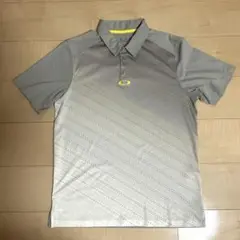 【美品】Oakley グレー ポロシャツ海外Sサイズ（日本のM くらいに）