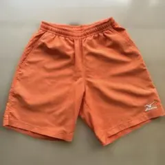 ミズノ　ハーフパンツ　ユニSS オレンジ