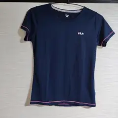 FILA ネイビー Tシャツ Mサイズ　レディース