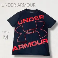 UNDER ARMOUR HEATGEAR Tシャツ M ブラック レッド 薄手