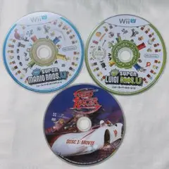 WiiUのゲームとスピードレーサーの3枚セット DVD マリオ ルイージ