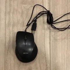 バッファロー USB 有線マウス BlueLED BSMBU19BK