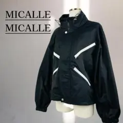 【micallemicalle】薄手バックロゴブルゾン micallemicalle】薄手バックロゴブルゾン - メルカリ