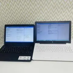 ジャンクHP、ASUSノートパソコンbios確認済み　2個まとめ